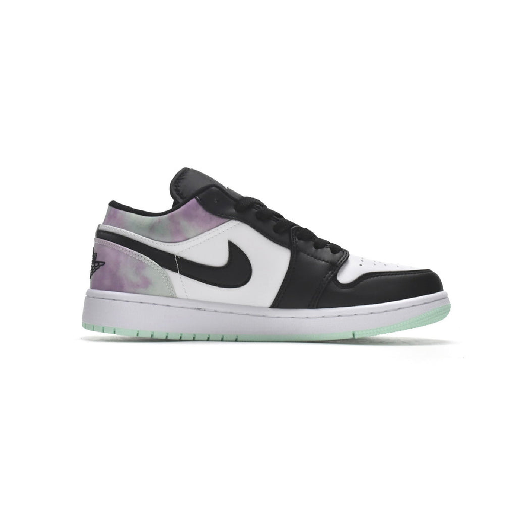Nike Air Jordan 1 Low SE Weiß Schwarz Effetto Tie Dye