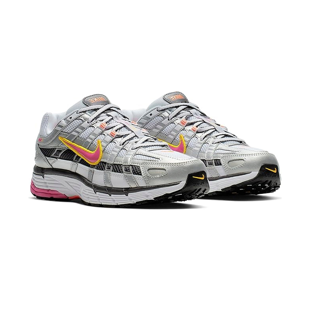 Nike P-6000 Silber Rosa Pink Schuhe Running Stil Retro