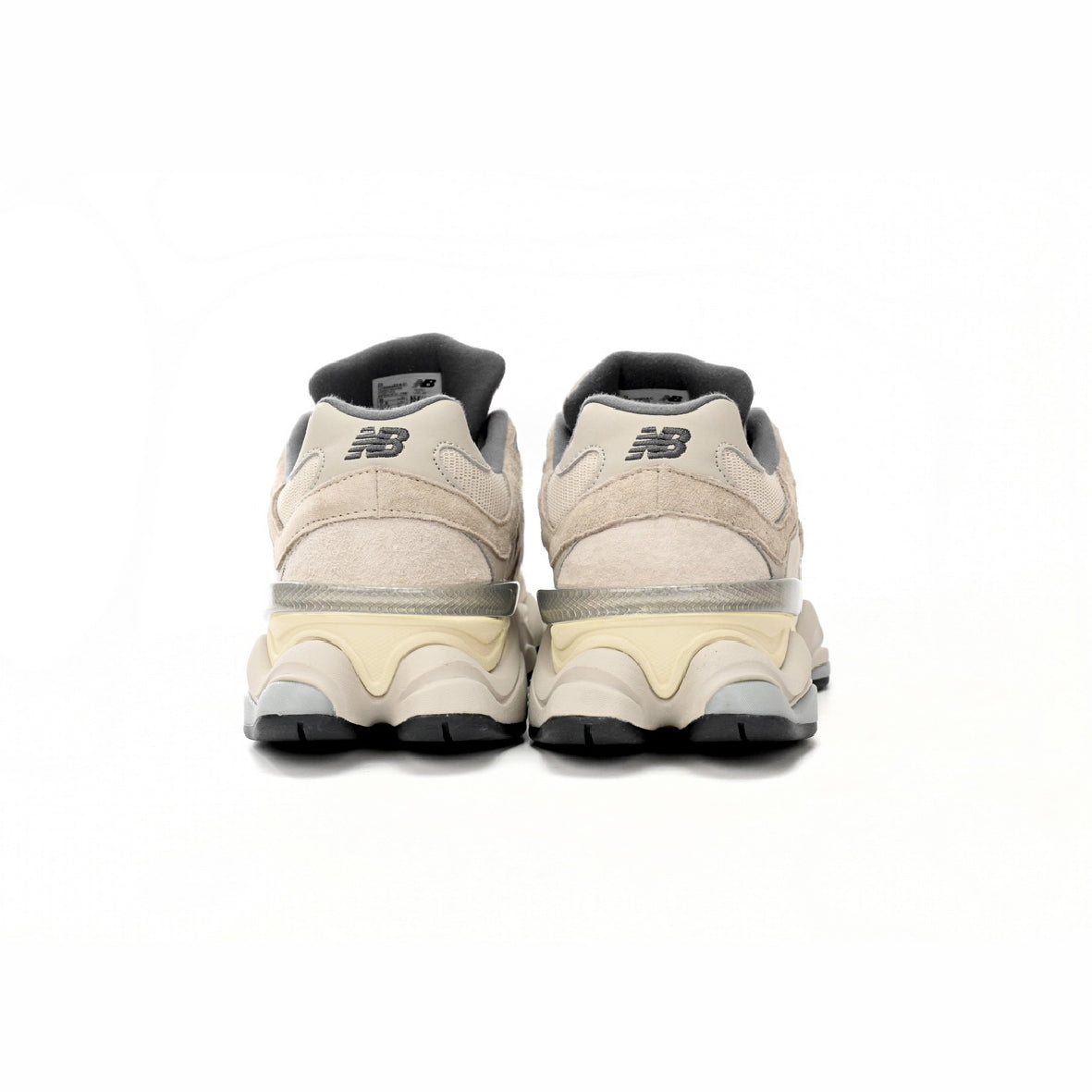 New Balance 9060 Schuhe Herren Beige Hell in Leder Scamosciata Casual