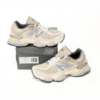 New Balance 9060 Schuhe Herren Beige Hell in Leder Scamosciata Casual