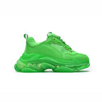 Balenciaga Triple S Schuhe Grün Neon Herren Damen Sneaker Exklusiv