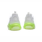 Balenciaga Triple S Sneaker Weiß mit Sohle Trasparente Grün Neon