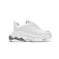 Balenciaga Triple S Sneaker Weiß und Silber Herren Damen Exklusiv