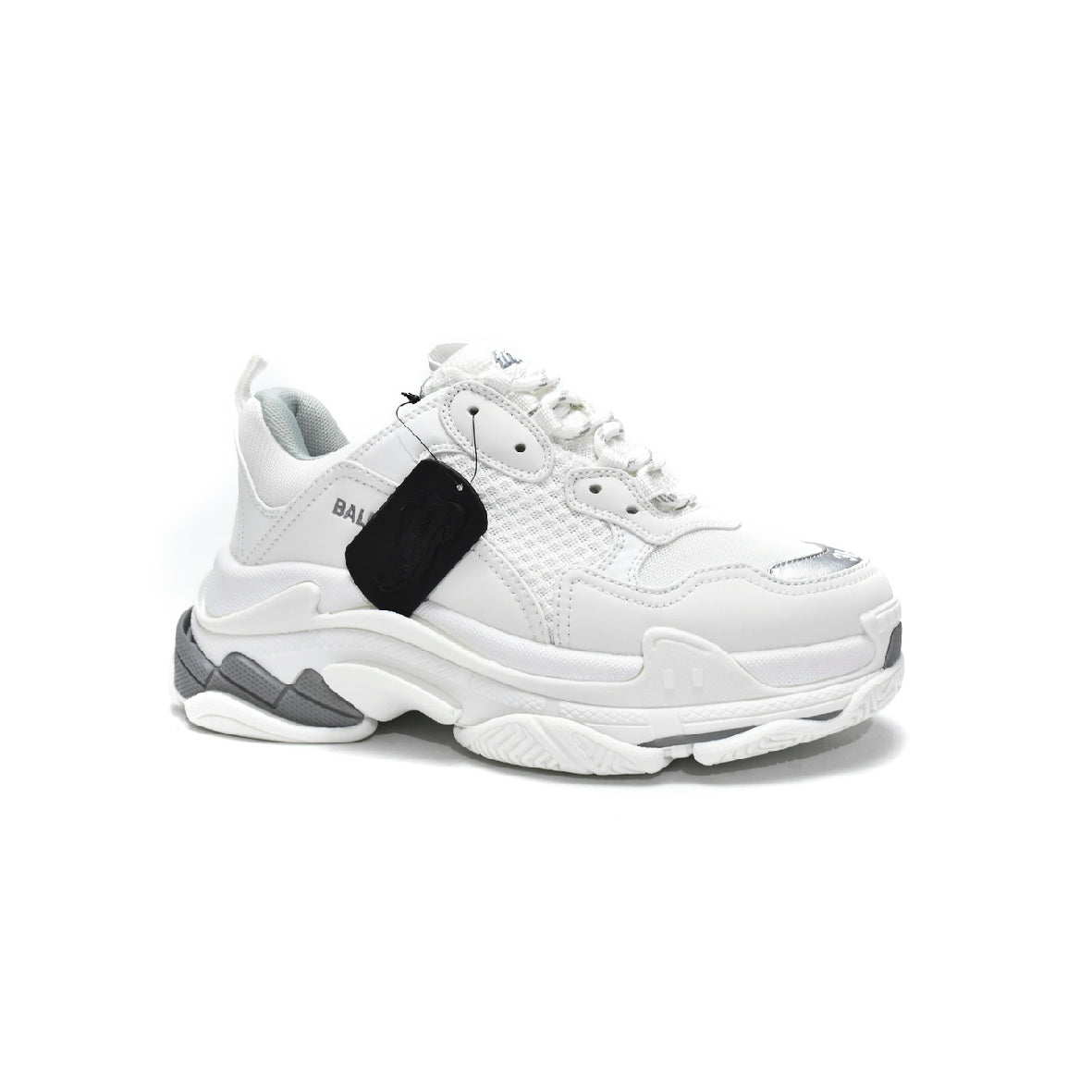 Balenciaga Triple S Sneaker Weiß und Silber Herren Damen Exklusiv