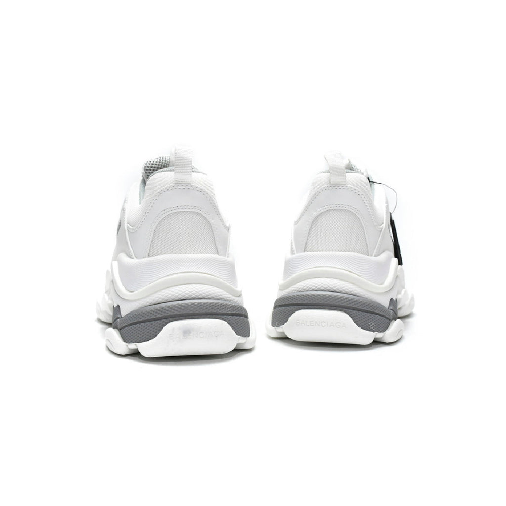 Balenciaga Triple S Sneaker Weiß und Silber Herren Damen Exklusiv