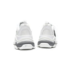 Balenciaga Triple S Sneaker Weiß und Silber Herren Damen Exklusiv