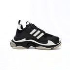 Balenciaga x Adidas Triple S Sneaker Schwarz und Weiß Herren Damen Exklusiv