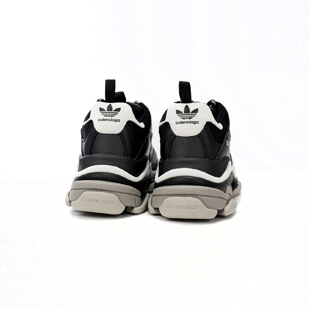 Balenciaga x Adidas Triple S Sneaker Schwarz und Weiß Herren Damen Exklusiv