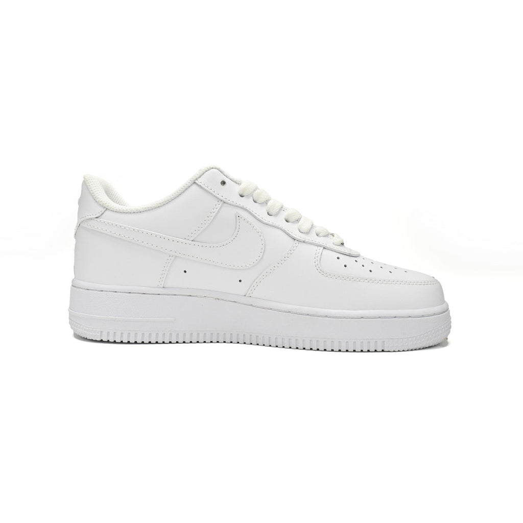 Nike Air Force 1 '07 Low Total Weiß Leder Ikonisch