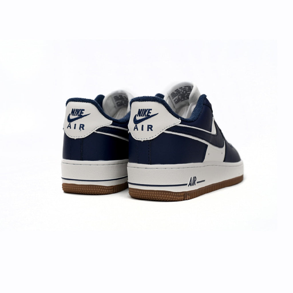 Nike Air Force 1 Low Blau Midnight Navy und Weiß College Pack