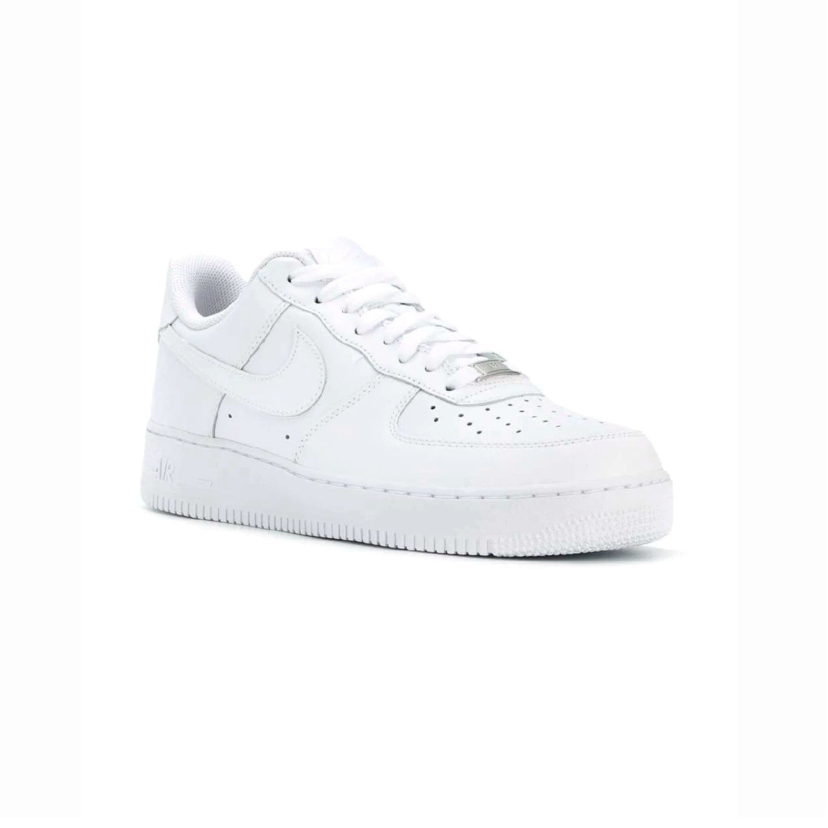 Nike Air Force 1 '07 Low Total Weiß Leder Ikonisch