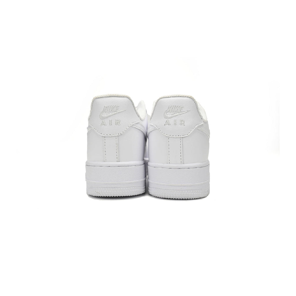 Nike Air Force 1 '07 Low Total Weiß Leder Ikonisch