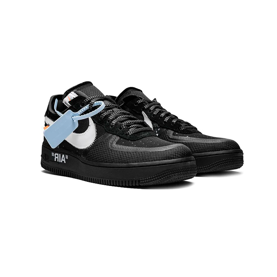 Nike Air Force 1 Low x Off-Weiß Schwarz mit Swoosh Weiß MOMA