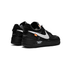Nike Air Force 1 Low x Off-Weiß Schwarz mit Swoosh Weiß MOMA