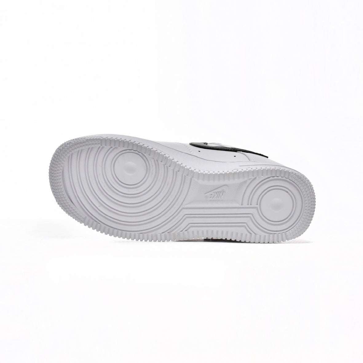 Nike Air Force 1 Low Weiß mit Swoosh und Moschettone Rot
