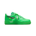 Nike Air Force 1 Low x Off-Weiß Grün Lime mit Swoosh Silber