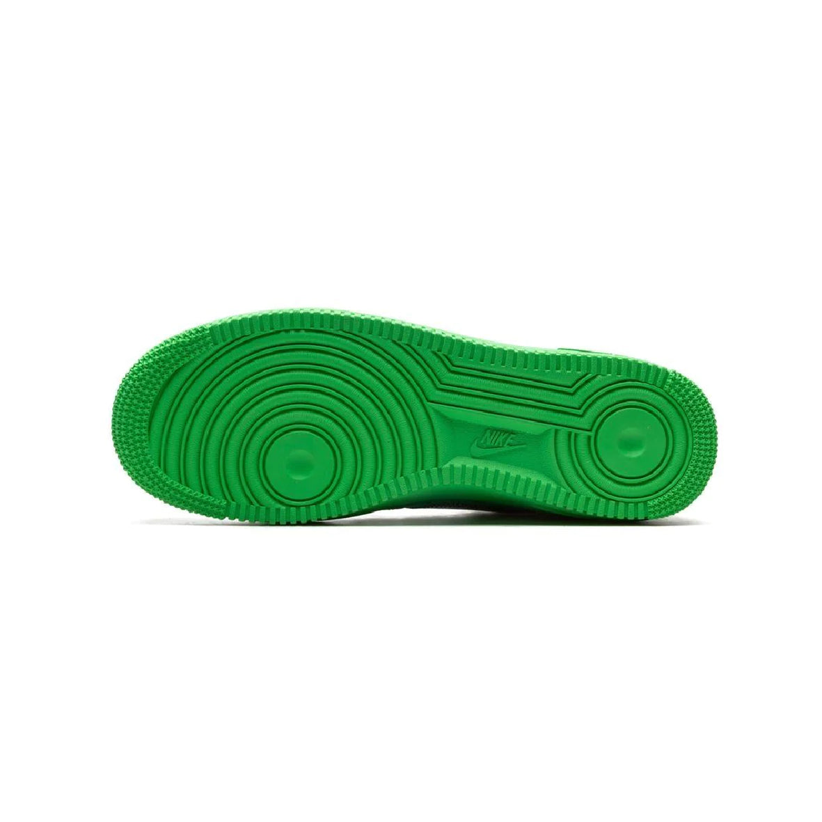 Nike Air Force 1 Low x Off-Weiß Grün Lime mit Swoosh Silber
