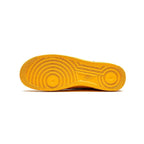 Nike Air Force 1 Low x Off-Weiß Gold Universitäts mit Swoosh Silber