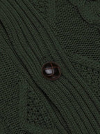 Schalkragen Kragen Knopf Down Strick Pullover with Pockets