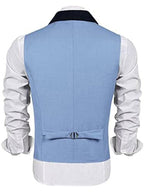 Buttons V-neck Anzug Weste