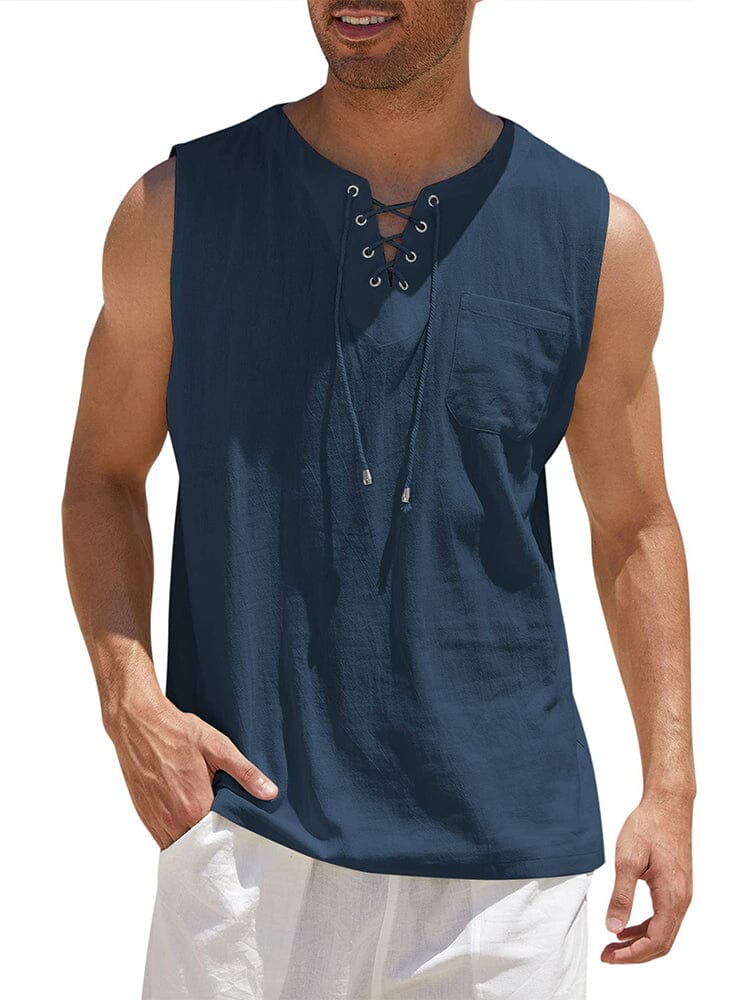 Leinen Tank Top