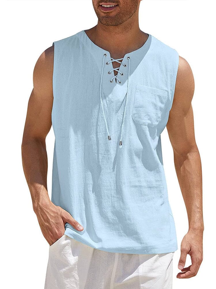 Leinen Tank Top