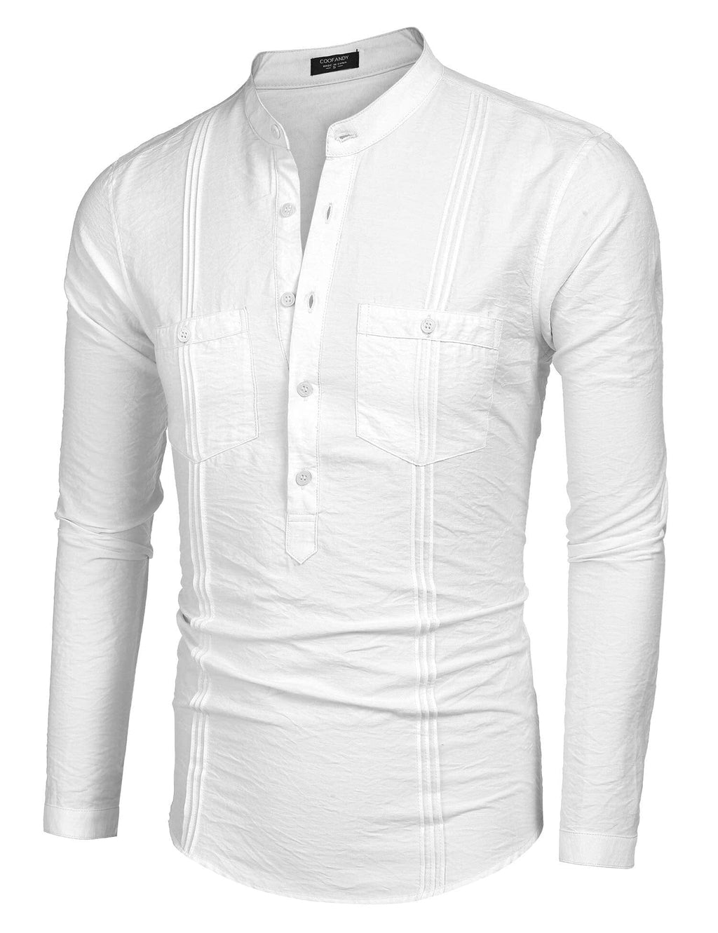 Henley Baumwolle Strand Hemden (US Only)