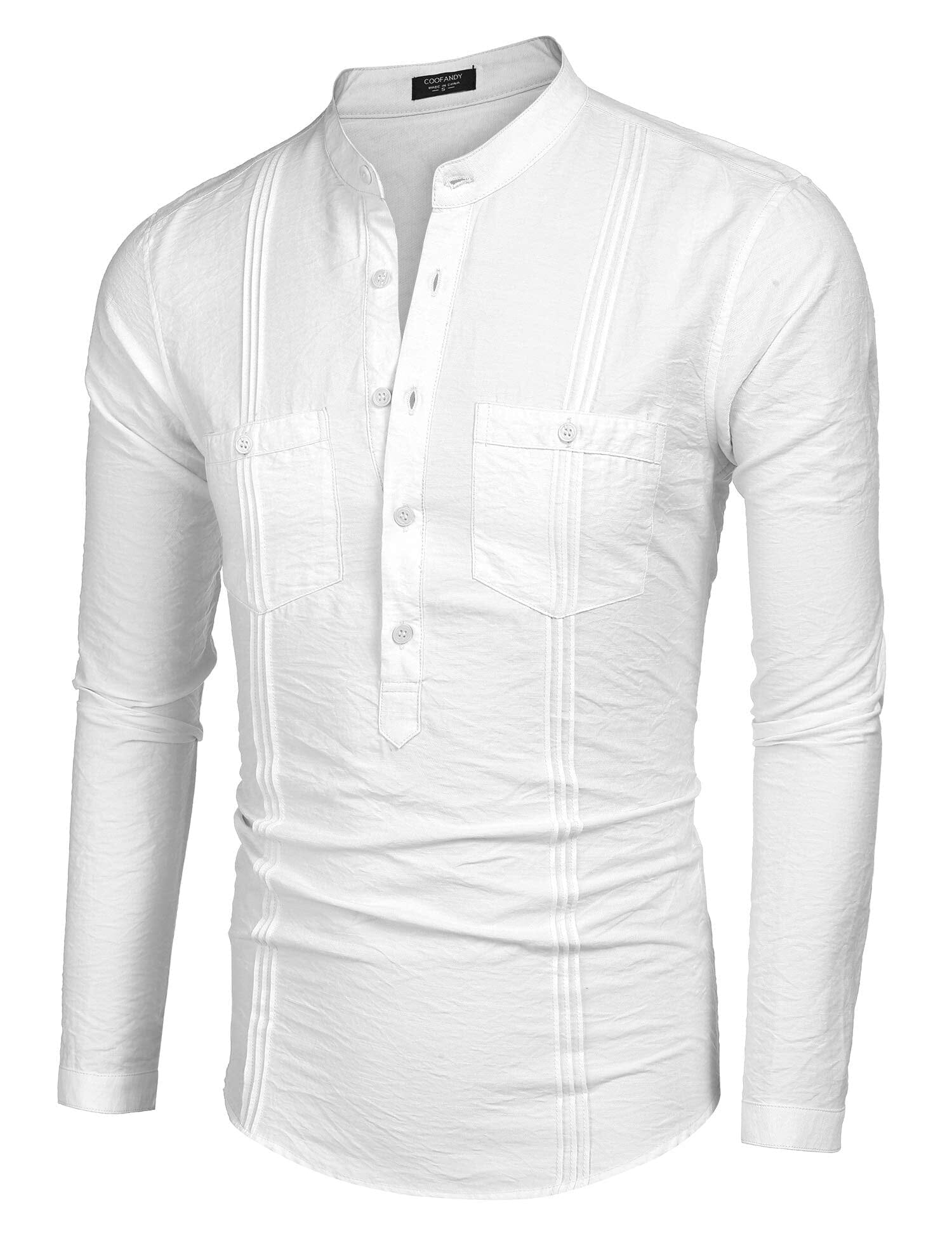 Henley Baumwolle Strand Hemden (US Only)