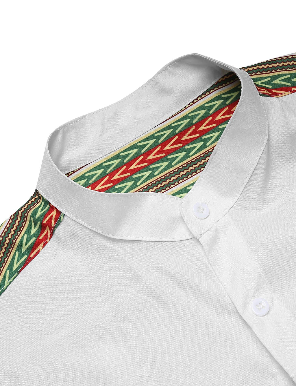 Casual Ethnic Graphic Lang Hemd
