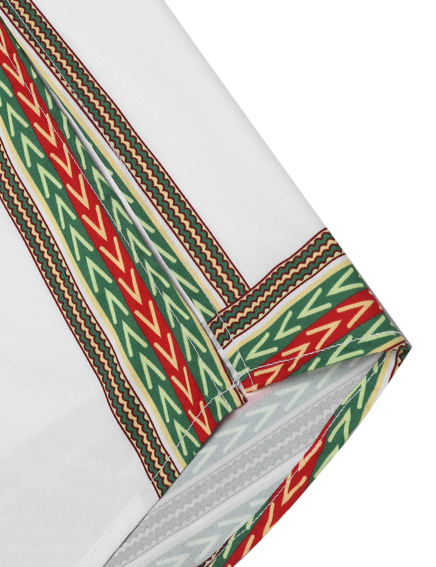 Casual Ethnic Graphic Lang Hemd