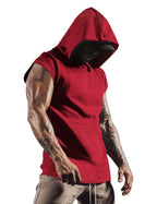 Gym Muscle Mit Kapuze Tank Top