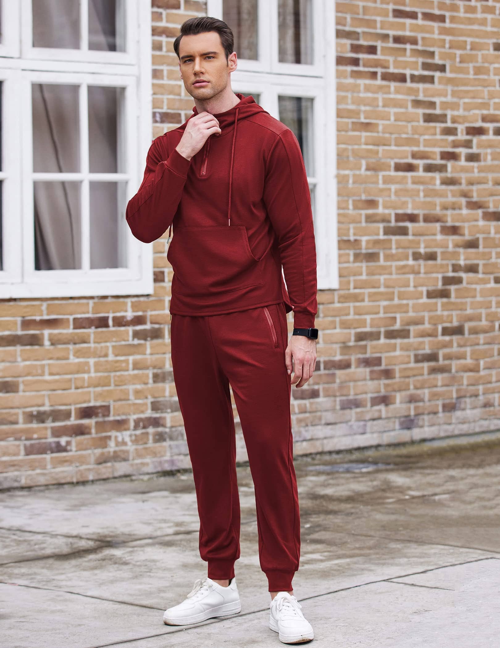 2 Teil Hoodie Sports Sets