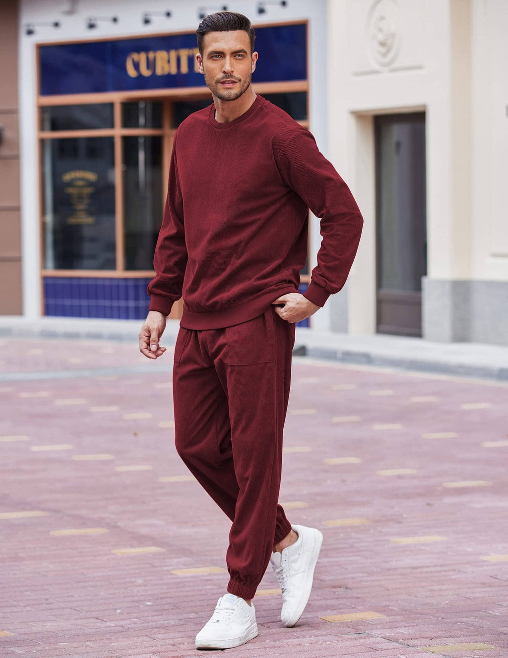 2 Teil Lang Ärmel Pullover Sports Sets