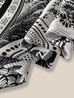 Stylish Printed Square Silk Schal
