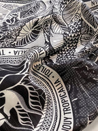 Stylish Printed Square Silk Schal