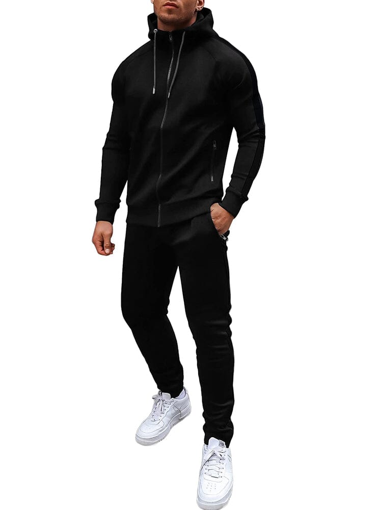 Casual 2-Teil Jogger Trainingsanzug Set