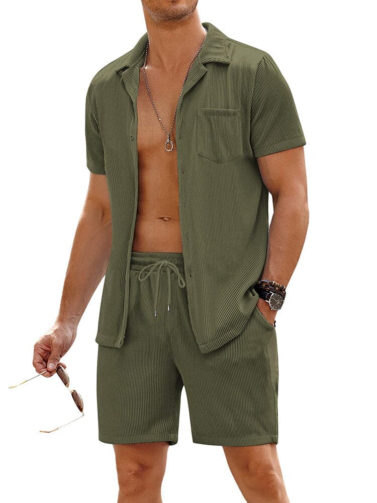 Casual 2 Teile Strand Outfits Set