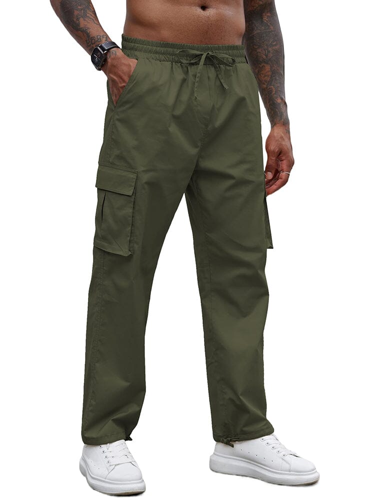 Casual Klassisch 100% Baumwolle Cargo Hose