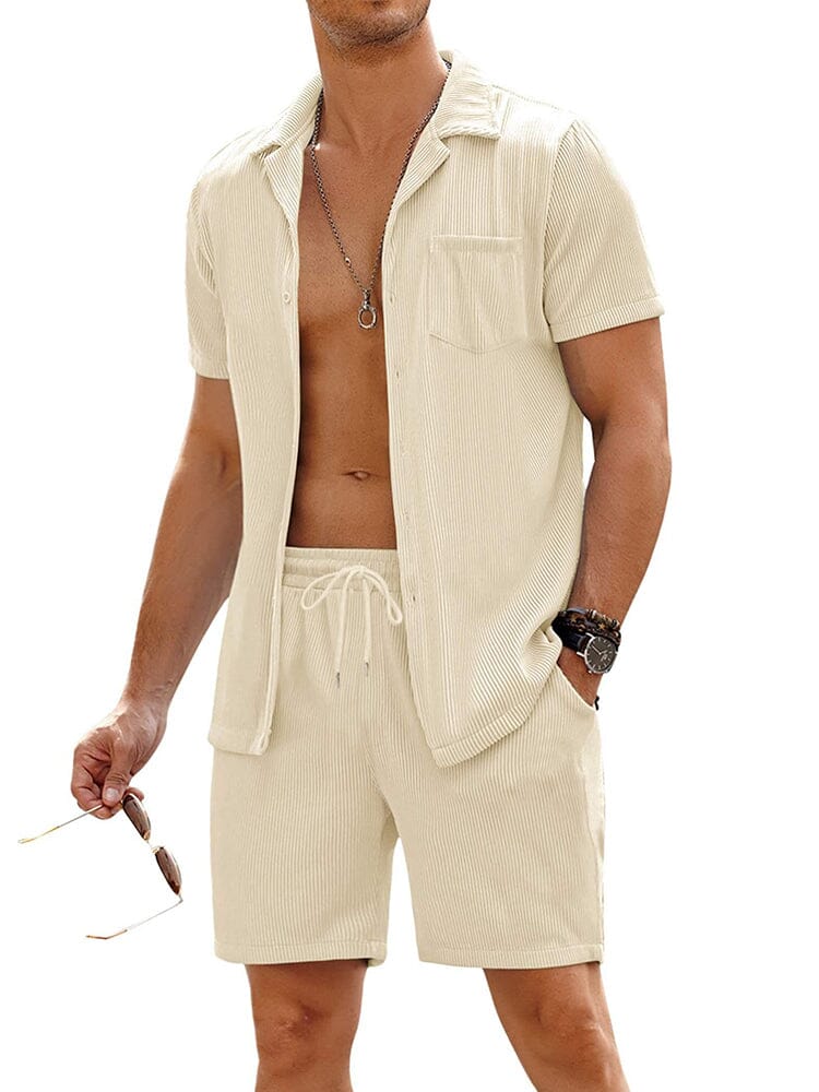 Casual 2 Teile Strand Outfits Set