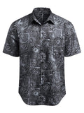 Hawaii Tropical Knopf Down Vintage Blumen Hemd