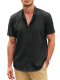 Klassisch Fit Leinen Blend Hemd
