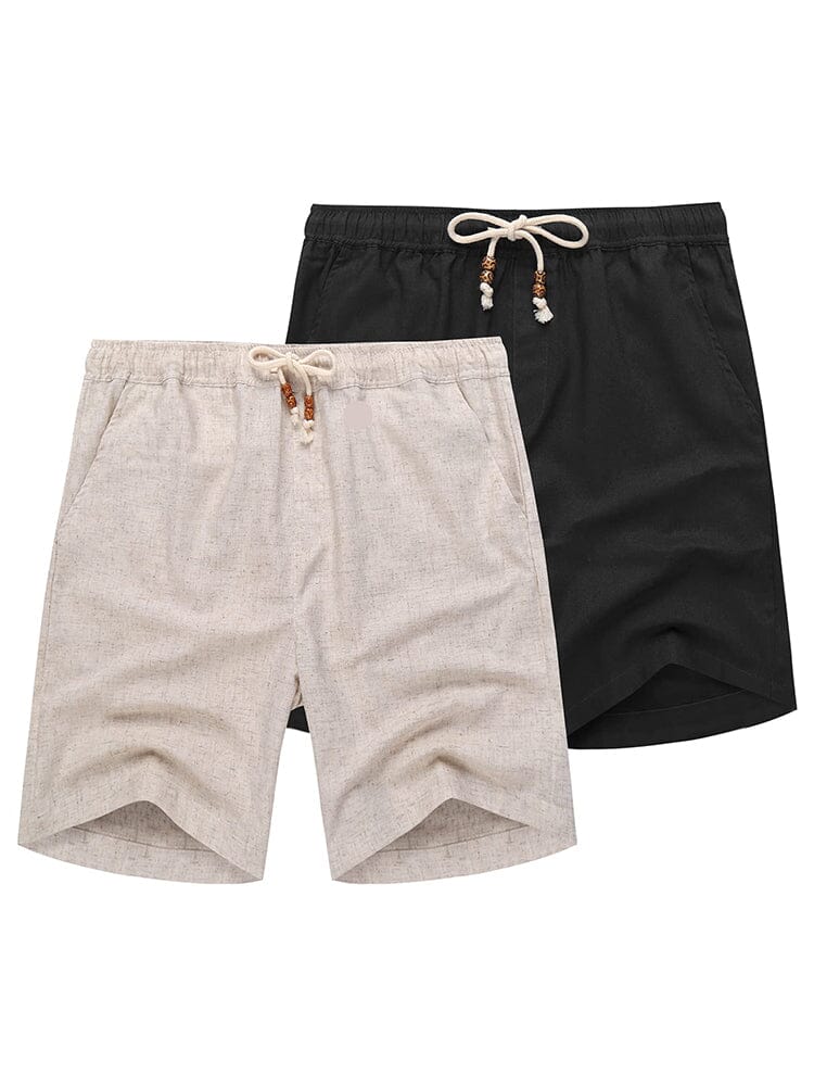 Casual 2-Teil Leinen Holiday Shorts