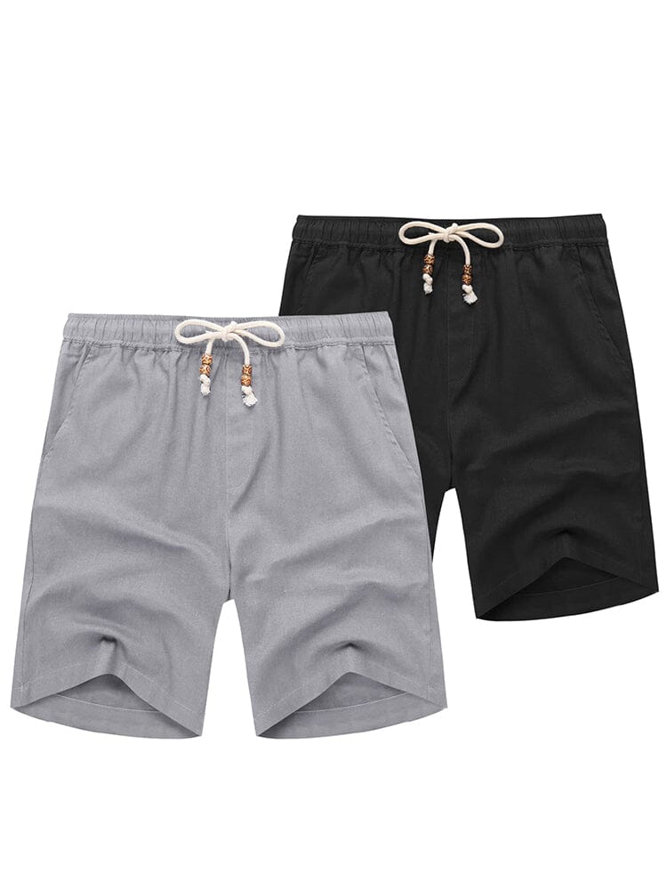Casual 2-Teil Leinen Holiday Shorts