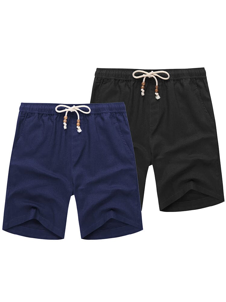 Casual 2-Teil Leinen Holiday Shorts