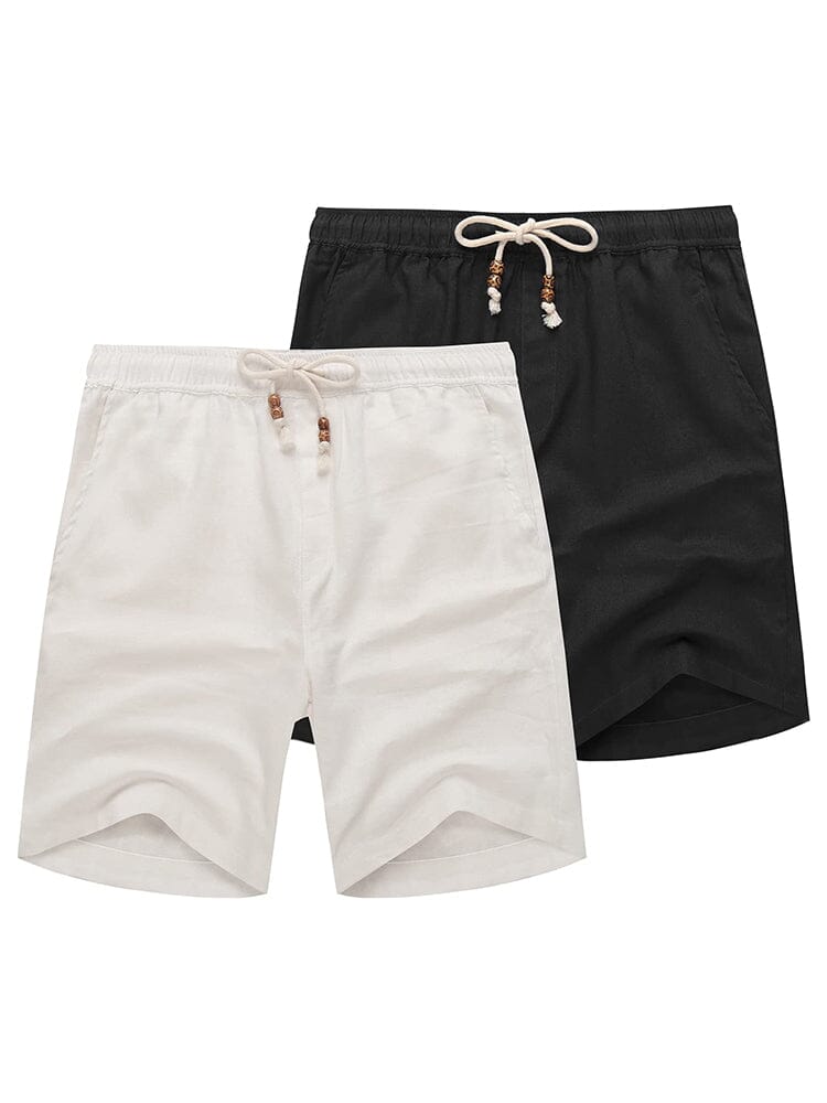 Casual 2-Teil Leinen Holiday Shorts