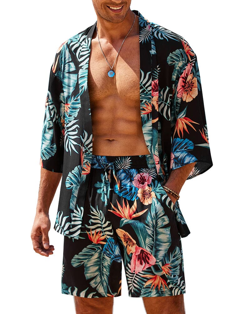 Casual Hawaii Hemd Set