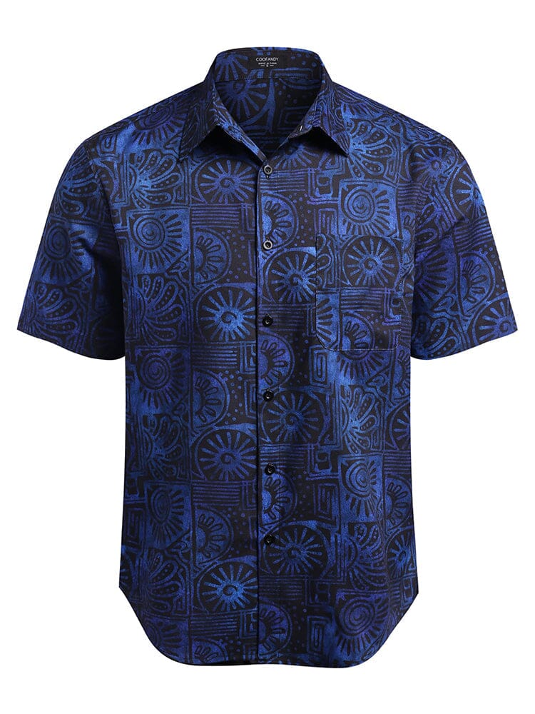Hawaii Tropical Knopf Down Vintage Blumen Hemd
