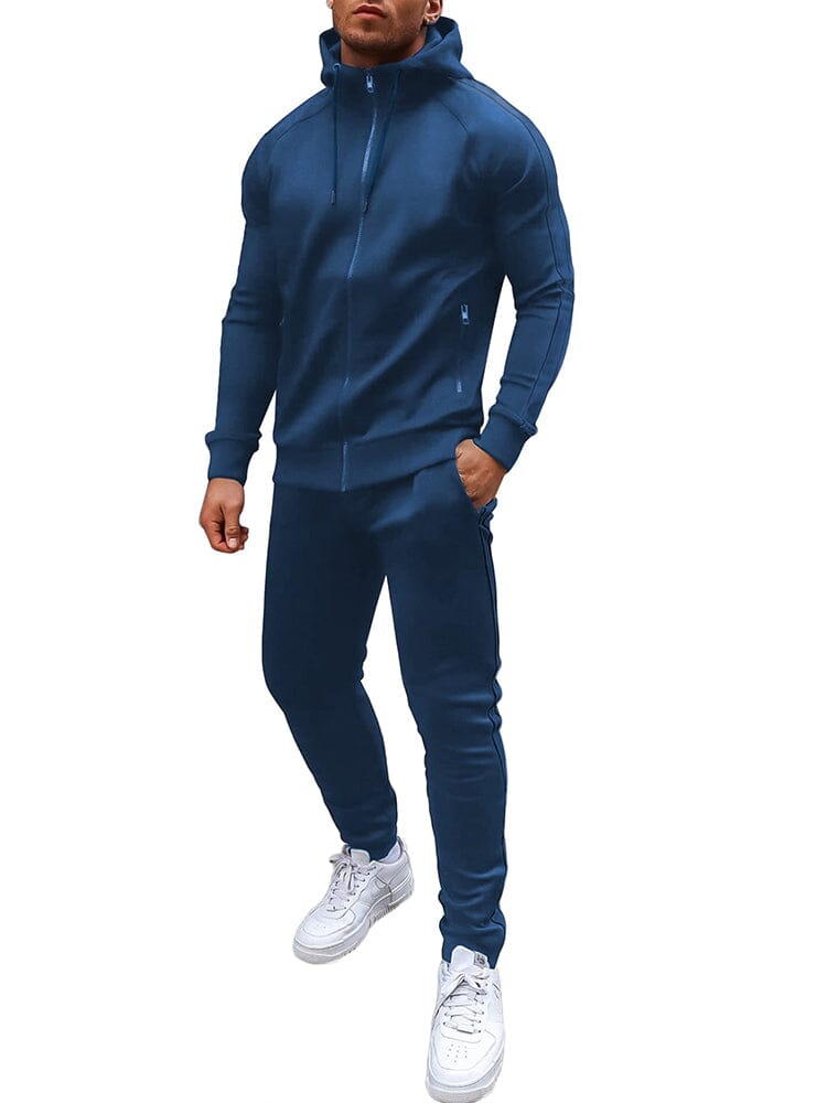 Casual 2-Teil Jogger Trainingsanzug Set