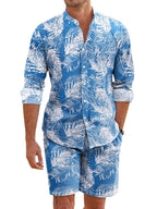 Casual 100% Baumwolle Graphic Hemd Sets