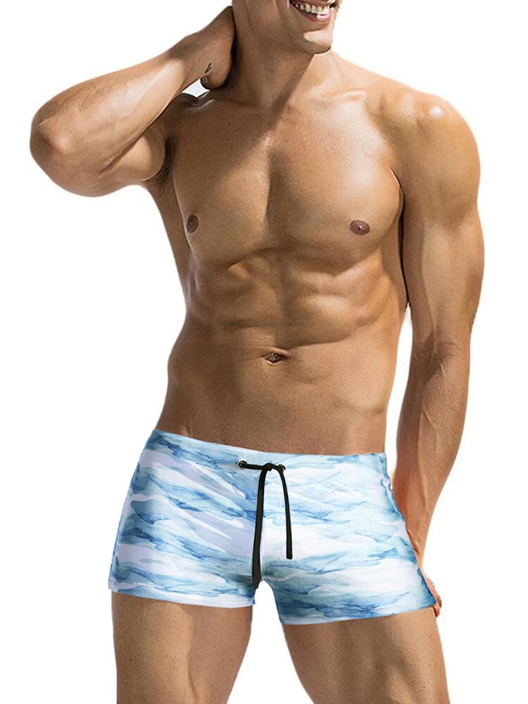 Swim Printed Square Leg Board Kurz